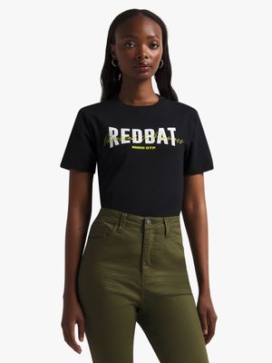 Redbat Women's Black T-Shirt