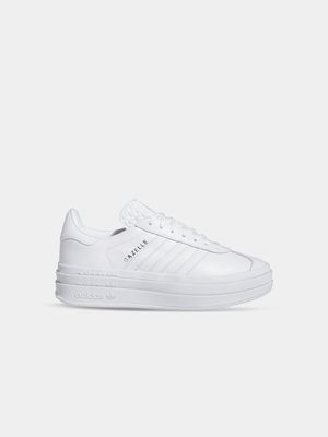 adidas Originals Women's Gazelle Bold White Sneaker