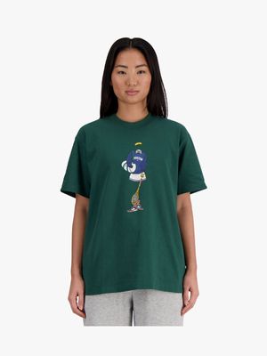 New Balance Women's Sportswear's Greatest Hits Athletics Green T-Shirt