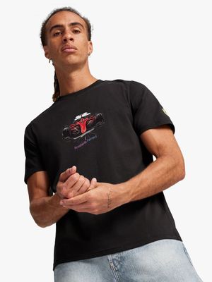 Puma Men's Scuderia Ferrari Black T-Shirt