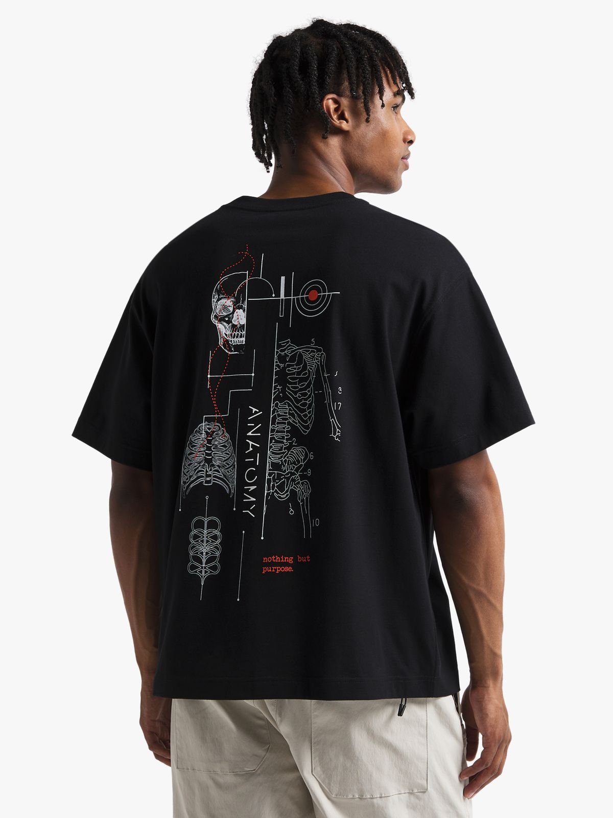 Anatomy Men s Black T Shirt Bash