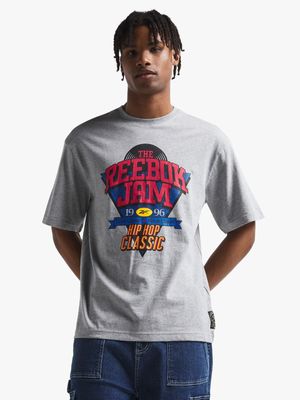 Reebok Men's Hip Hop Classic Grey T-Shirt