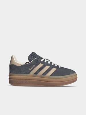 adidas Originals Women's Gazelle Bold Charcoal Sneaker