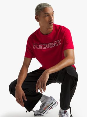Redbat Men's Red Graphic T-Shirt