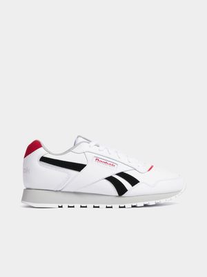 Mens Reebok Glide Ripple Clip White/Blue/Red Sneakers