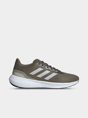 Mens adidas RunFalcon 3.0 Olive/Grey Running Shoes