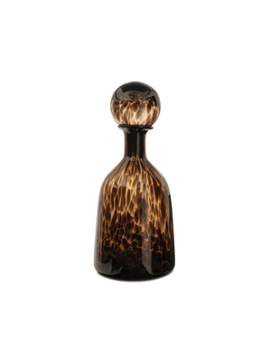 bottle with stopper tortoiseshell glass 35cm