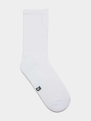 TS Adult Multisport Sock 3PK White