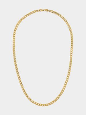 Stainless Steel Gold Plated Curb Chain