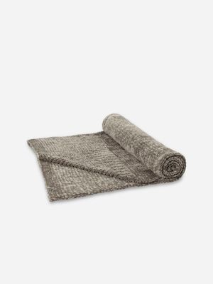 Chenille Knit Throw Taupe