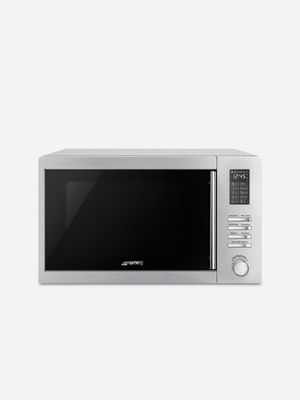 Smeg Microvave Oven 10 Functions Stainless Steel 34L