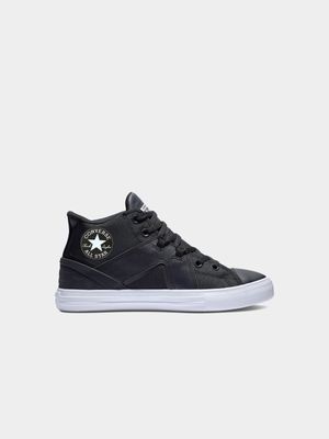 Mens Converse All Star Flux Ultra Black/White Mid Sneakers