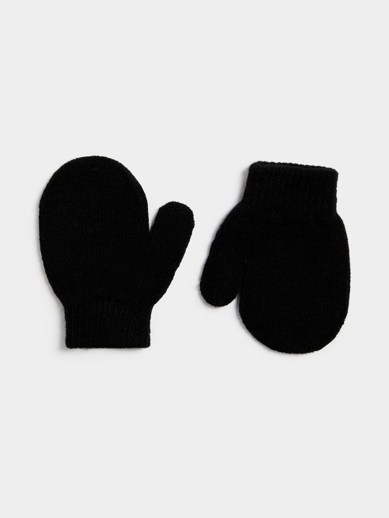 Jet Baby Black Mittens - Bash.com