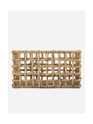 ss storage basket hyacinth woven weave large