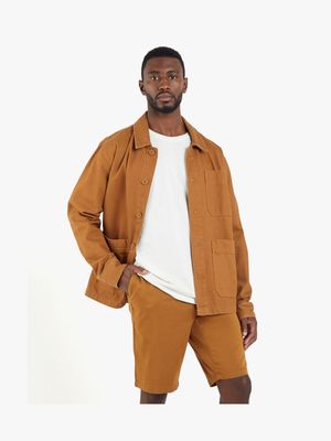 MKM Tobacco Stretch Chino Short