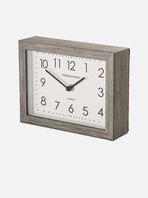 desk clock thomas kent grey 16x21cm