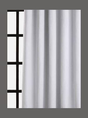 Curtain Eyelet Block-Out Melange Silver 265x250cm