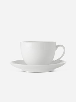 maxwell williams white basics coupe cup & saucer 400ml