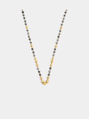 Yellow Gold Women’s Mangal Sutra Beaded Necklace
