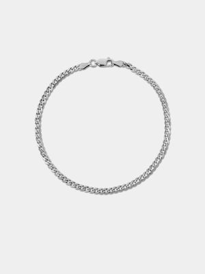 Sterling Silver Men’s Curb Link Bracelet