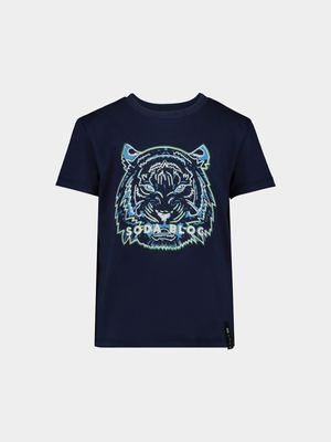 Younger Boys Tiger Print T-Shirt