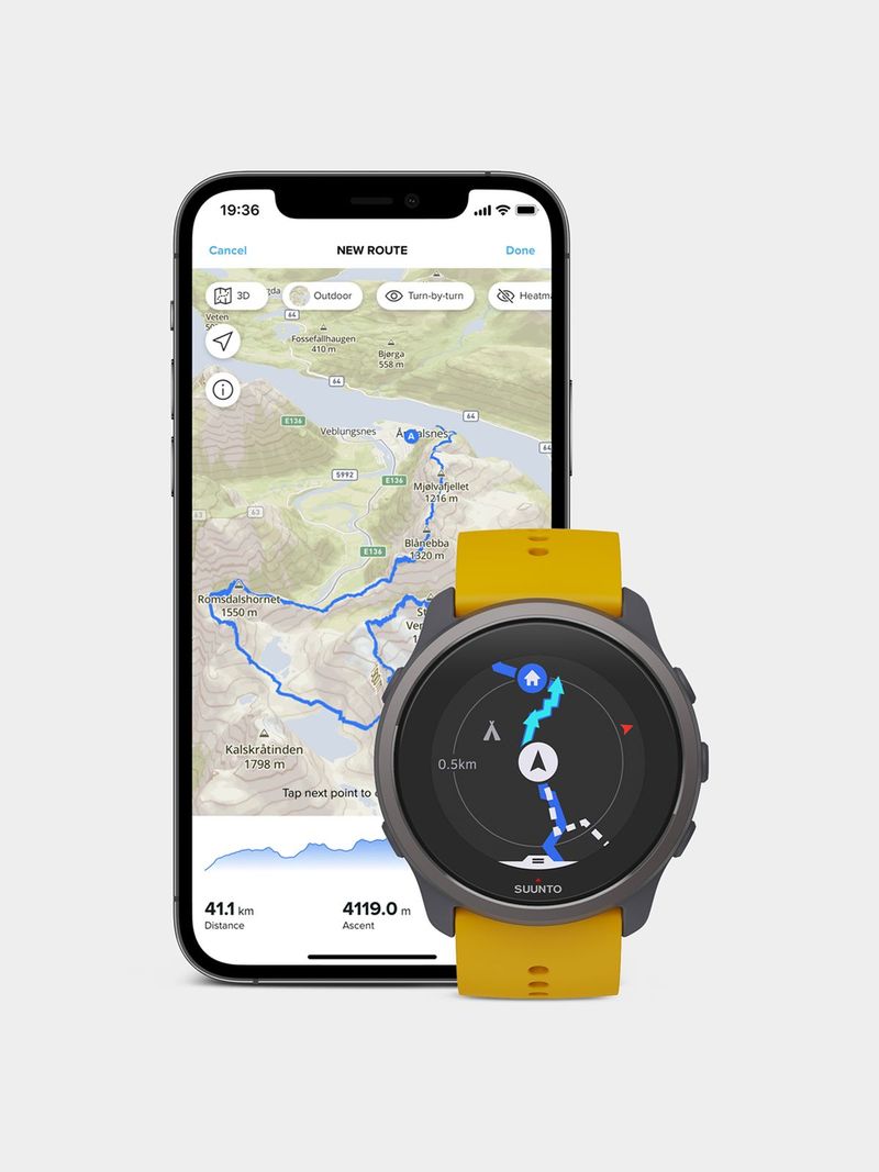 Suunto 5 Peak Ochre - Bash.com