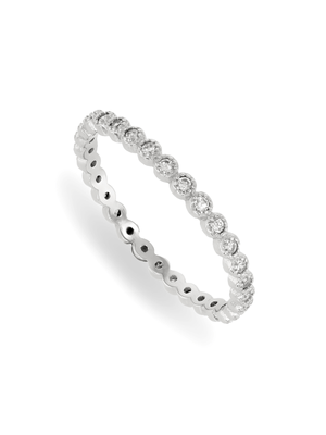 Sterling Silver Cubic Zirconia Dainty Ring