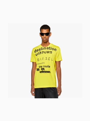 Men's Diesel Yellow T-Diegor-K63 T-Shirt