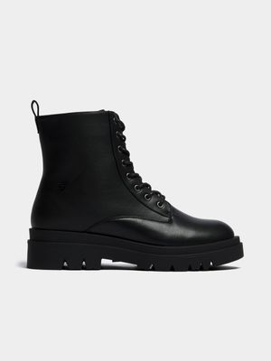 Lace Up Worker Boots