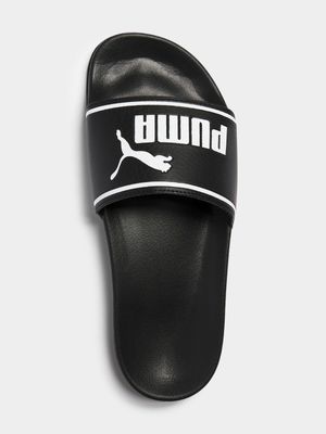 Mens Puma Leadcat 2.0 Black/White Sandals