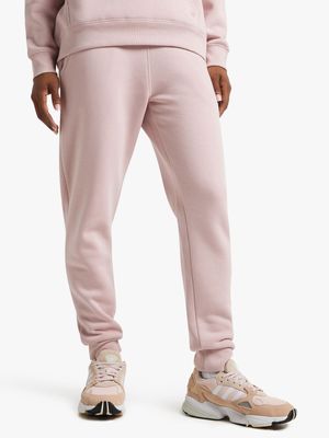 Womens TS Dynamic Fleece Dusty Pink Trackpants