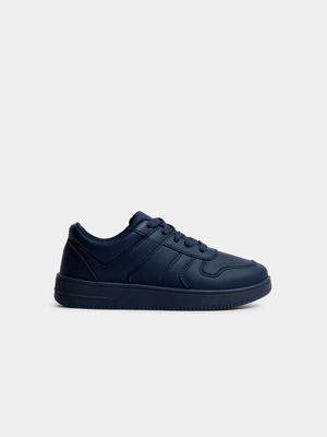 Younger Boy's Navy Sneakers