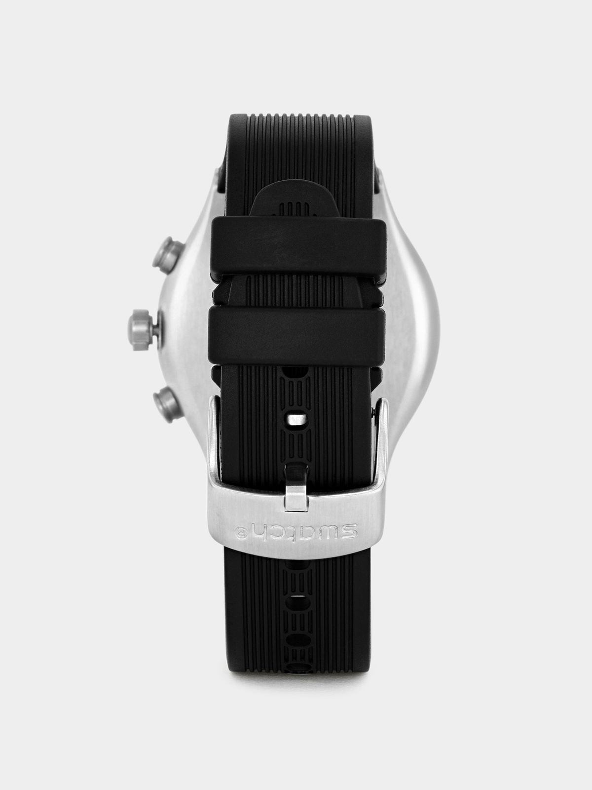 Swatch Sprinkled Water Stainless Steel Chronograph Silicone Watch ...