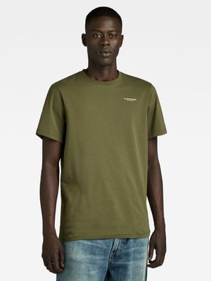 G-Star Men's Slim Base Green T-Shirt