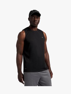 Mens TS Dri-Tech Black Performance Muscle Hugger Vest