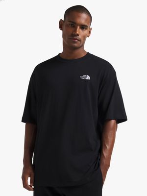 Mens The North Face Essential Oversized Black Short Sleeve Tee