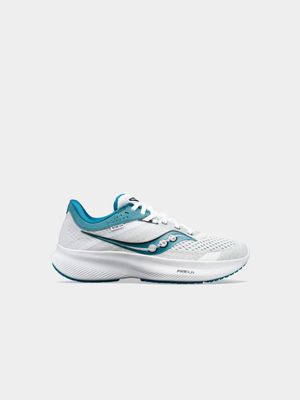 Womens Saucony Ride 16 White Running Shoes