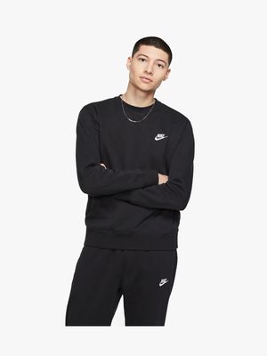 Men's Nike Sportswear Club Black Crew Top