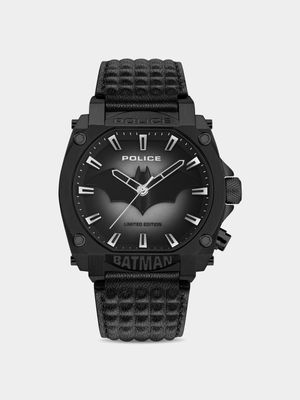 Police Forever Batman Black Leather Limited Edition Watch