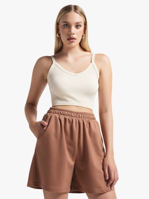 Women's Toffee Fleece Shorts
