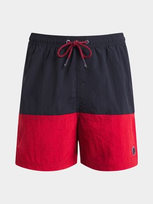 Boys TS Red/Navy Volley Shorts