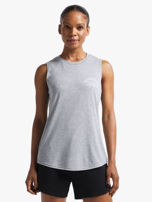 Womens TS Everyday Grey Graphic Tank Top