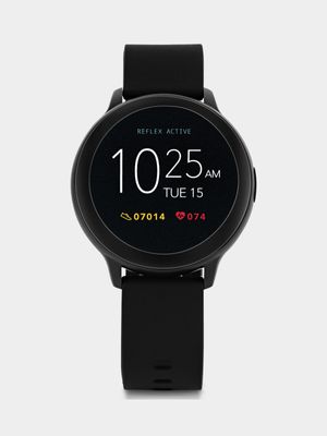 Reflex Active Series 14 Black Silicone Smart Watch