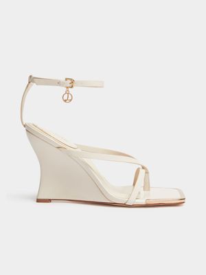 Luella Barely There Ankle Tie Wedges
