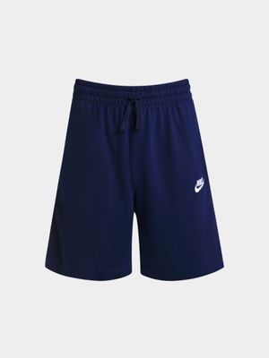 Boys Nike Sportswear Blue Shorts