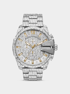 Diesel Mega Chief Stainless Steel Chronograph Bracelet Watch