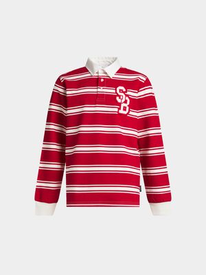 Older Boys Embroidered Rugby Jersey