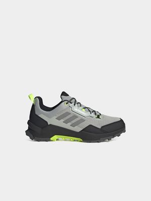 Mens adidas Terrex AX4 Grey/Black/Lime Trail Running Shoes
