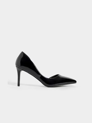 Heeled Cut out Pointy Courts