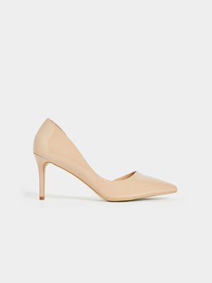 Heeled Cut out Pointy Courts